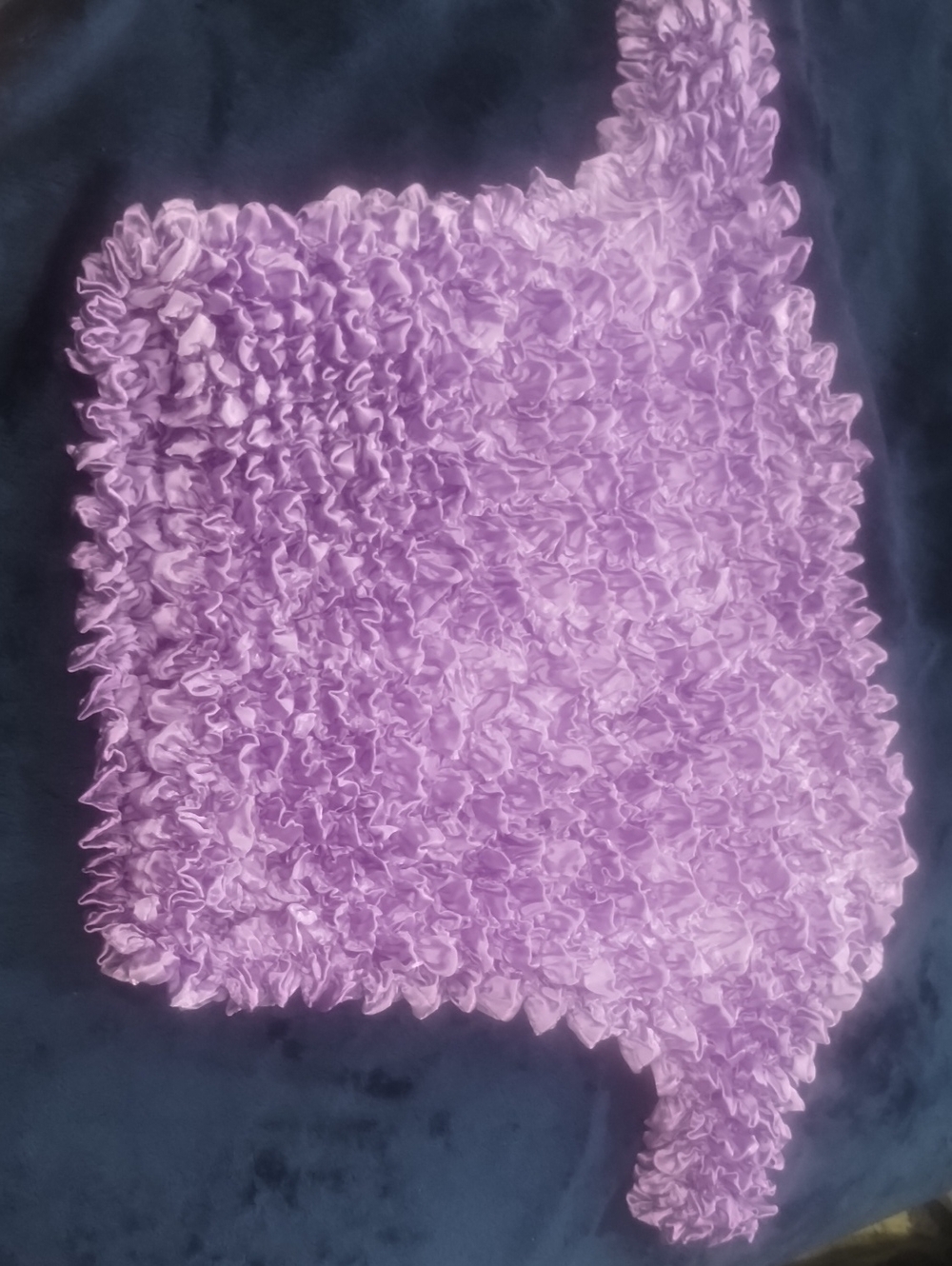 Lilac Ruffled Shoulder Bag - Women Accessories